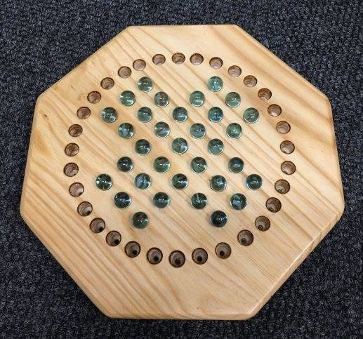 Wooden Solitaire Board