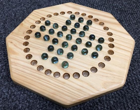 Wooden Solitaire Board - Image 4